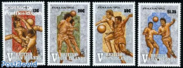 Virgin Islands 1990 World Cup Football 4v, Mint NH, Sport - Football - Britse Maagdeneilanden