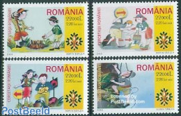 Romania 2005 Scouting 4v, Mint NH, Sport - Mountains & Mountain Climbing - Scouting - Ungebraucht