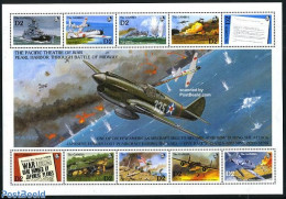 Gambia 1992 World War II 10v M/s, Mint NH, History - Transport - Militarism - World War II - Aircraft & Aviation - Shi.. - Militaria