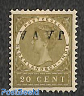 Netherlands Indies 1908 20c JAVA Inverted, Stamp Out Of Set, Mint NH - Autres & Non Classés