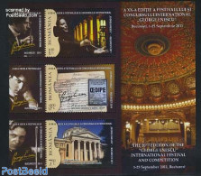 Romania 2011 George Enescu Festival 3v M/s, Mint NH, Performance Art - Music - Ongebruikt