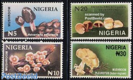 Nigeria 1996 Mushrooms 4v, Mint NH, Nature - Autres & Non Classés