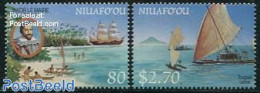 Niuafo'ou 1999 Jacob Le Maire 2v, Mint NH, History - Transport - Explorers - Netherlands & Dutch - Ships And Boats - Explorers