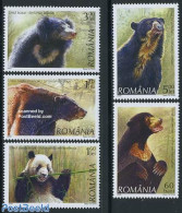 Romania 2008 Bears 5v, Mint NH, Nature - Animals (others & Mixed) - Bears - Ongebruikt