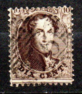 14A Gestempeld P 6 BLANKENBERGHE - COBA 15 Euro - 1863-1864 Medaillons (13/16)