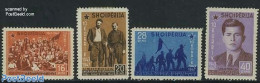 Albania 1947 Peoples Army 4v, Mint NH - Albania