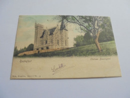 ROCHEFORT Château Beauregard Oblitéré 1 Centime Rochefort Prov Namur PK CPA Carte Postale Post Kaart Postcard - Rochefort
