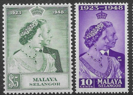 Malay Selangor 1948  5$ Is Mnh ** / Mlh * The Small Value - Selangor