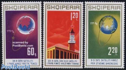 Albania 1971 Chinese Space Exploration 3v, Mint NH, Science - Transport - Astronomy - Space Exploration - Astrologie