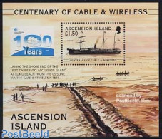 Ascension 1999 Cable & Wireless S/s, Mint NH, Science - Transport - Telecommunication - Ships And Boats - Télécom