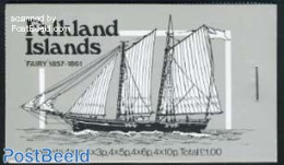 Falkland Islands 1978 Ships Booklet, Mint NH, Transport - Stamp Booklets - Ships And Boats - Non Classés