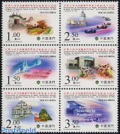 Macao 1999 Special Administration 6v [++], Mint NH, Sport - Transport - Various - Autosports - Automobiles - Lighthous.. - Neufs