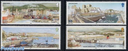 Isle Of Man 1992 Harbours 4v, Mint NH, Transport - Ships And Boats - Ships