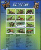 Congo Dem. Republic, (zaire) 2000 Doglikes 12v M/s, Mint NH, Nature - Animals (others & Mixed) - Dogs - Autres & Non Classés