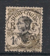 INDOCHINE - 1907 - N°YT. 41 - Annamite 1c Brun-olive - Oblitéré / Used - Oblitérés