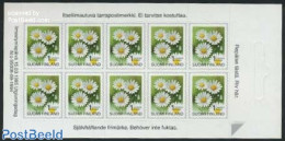 Finland 1995 Flower 1v S-a, Foil M/s, Mint NH, Nature - Flowers & Plants - Neufs
