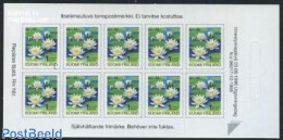 Finland 1996 Flowers 1v S-a, Foil Sheet, Mint NH, Nature - Flowers & Plants - Unused Stamps