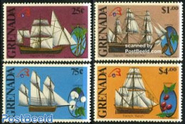 Grenada 1989 Philexfrance 4v, Mint NH, Transport - Ships And Boats - Ships