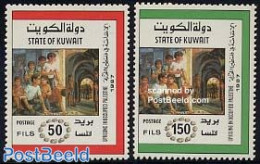 Kuwait 1988 Intifada 2v, Mint NH - Koeweit