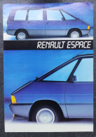 Dépliant Renault Espace - 1985 - Publicités