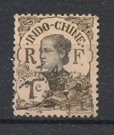 INDOCHINE - 1907 - N°YT. 41 - Annamite 1c Brun-olive - Oblitéré / Used - Usati