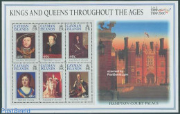 Cayman Islands 2000 Stamp Show 6v M/s, Mint NH, History - Kings & Queens (Royalty) - Familles Royales