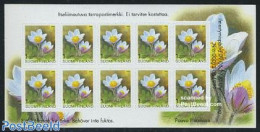 Finland 2000 Flowers M/s, Mint NH, Nature - Flowers & Plants - Ongebruikt