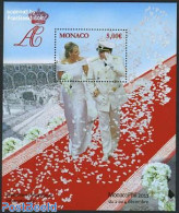 Monaco 2011 Monacophil, Wedding S/s, Mint NH, History - Kings & Queens (Royalty) - Philately - Ungebraucht