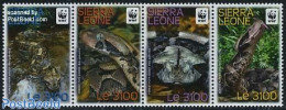 Sierra Leone 2011 WWF, Snakes 4v [:::], Mint NH, Nature - Reptiles - Snakes - World Wildlife Fund (WWF) - Autres & Non Classés