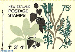 New Zealand 1971 Butterflies Booklet (with WM), Mint NH, Nature - Butterflies - Stamp Booklets - Unused Stamps