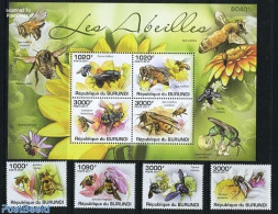 Burundi 2011 Bees 4v + S/s, Mint NH, Nature - Bees - Insects - Andere & Zonder Classificatie