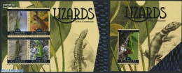 Saint Vincent 2011 Lizards 2 S/s, Mint NH, Nature - Animals (others & Mixed) - St.Vincent (1979-...)