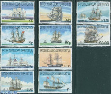 British Indian Ocean 1999 Definitives, Ships 10v, Mint NH, Transport - Ships And Boats - Ships