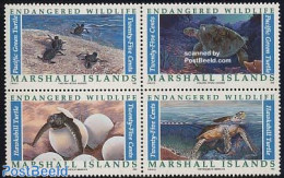 Marshall Islands 1990 Turtles 4v [+], Mint NH, Nature - Reptiles - Turtles - Autres & Non Classés