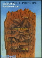 Sao Tome/Principe 1988 Mushrooms S/s, Mint NH, Nature - Mushrooms - Pilze