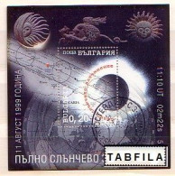 BULGARIA ~ 1999 - Eclipse Solaire Totale Du Aout 1999 - Bl - Used - Blocs-feuillets