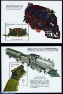 Grenada 1992 Model Railways 2 S/s, Mint NH, Transport - Various - Railways - Toys & Children's Games - Trains