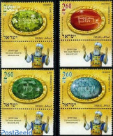 Israel 2012 High Priests 4v, Mint NH, History - Religion - Geology - Religion - Neufs (avec Tabs)