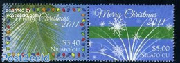 Niuafo'ou 2011 Christmas 2v [:], Mint NH, Religion - Christmas - Natale