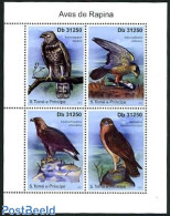 Sao Tome/Principe 2011 Birds Of Prey 4v M/s, Mint NH, Nature - Birds - Birds Of Prey - Sao Tome And Principe