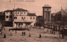 CPA - CONSTANTINE - Place Du Palais - Edition Gds Magasins Du Globe - Constantine