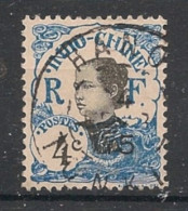 INDOCHINE - 1907 - N°YT. 43 - Annamite 4c Bleu - Oblitéré / Used - Gebraucht