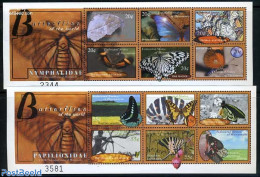Micronesia 2000 Butterflies 12v (2 M/s), Mint NH, Nature - Butterflies - Mikronesien