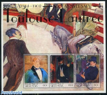 Micronesia 2001 Henri De Toulouse Lautrec 3v M/s, Mint NH, Art - Henri De Toulouse-Lautrec - Modern Art (1850-present).. - Micronesia