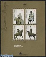 Portugal 1995 Sculptures S/s, Mint NH, Nature - Horses - Art - Sculpture - Unused Stamps