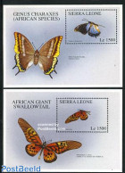 Sierra Leone 1996 Butterflies 2 S/s, Mint NH, Nature - Butterflies - Other & Unclassified