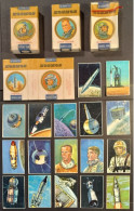 KOSMOS SPACE TRADING CARDS + CIGARETTES PACKETS DOLCIFICIO LOMBARDO LA STORIA DELL'ASTRONAUTICA 1968 FIGURINE CARTONATE - Other & Unclassified