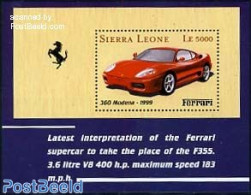 Sierra Leone 2001 Ferrari Modena S/s, Mint NH, Transport - Automobiles - Ferrari - Autos