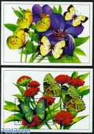 Turks And Caicos Islands 1994 Butterflies 2 S/s, Mint NH, Nature - Butterflies - Other & Unclassified