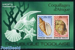 Togo 1974 Shells S/s, Mint NH, Nature - Shells & Crustaceans - Maritiem Leven